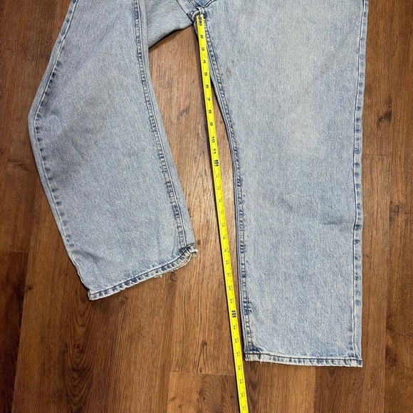 Wrangler Jeans Men Size 38 Blue Hero Original Mid Rise Zip‎ Workwear Denim - Picture 12 of 12